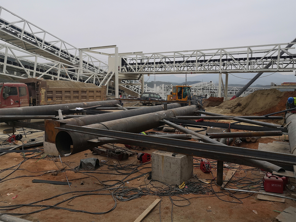 鄂州螺旋钢板仓湛江5000吨项目进展
